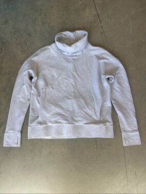 lululemon athletica Light Gray Cowl Neck Sweater